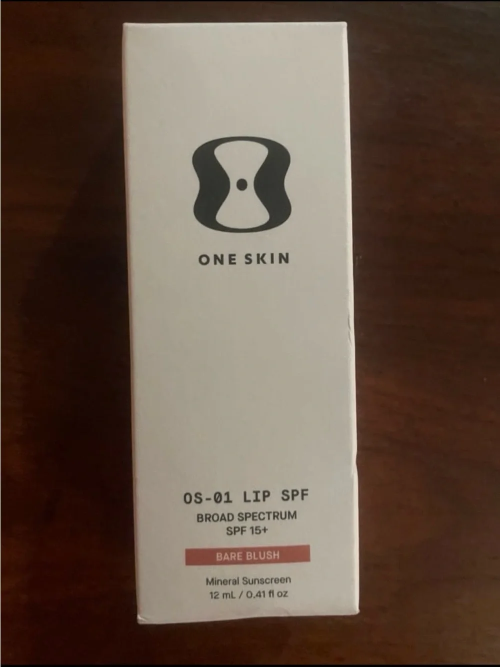 One Skin bare blush lip spf new
